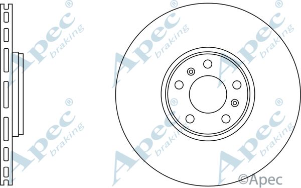 APEC BRAKING Тормозной диск DSK2734